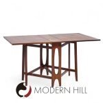 Bendt Winge Mid Century Norwegian Rosewood Drop-leaf Rosewood Dining Table - Pair | Mid Century Modern Furniture - Mid Century Furniture Chicago Bendt Winge Mid Century Norwegian Rosewood Drop-leaf Rosewood Dining Table - Pair