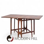 Bendt Winge Mid Century Norwegian Rosewood Drop-leaf Rosewood Dining Table - Pair | Mid Century Modern Furniture - Mid Century Furniture Chicago Bendt Winge Mid Century Norwegian Rosewood Drop-leaf Rosewood Dining Table - Pair