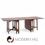 Bendt Winge Mid Century Norwegian Rosewood Drop-leaf Rosewood Dining Table - Pair | Mid Century Modern Furniture - Mid Century Furniture Chicago Bendt Winge Mid Century Norwegian Rosewood Drop-leaf Rosewood Dining Table - Pair