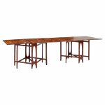 Bendt Winge Mid Century Norwegian Rosewood Drop-leaf Rosewood Dining Table - Pair