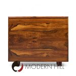 Bendt Winge Mid Century Norwegian Rosewood Drop-leaf Rosewood Dining Table