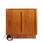 Bernhard Pedersen Mid Century Danish Teak Tambour Armoire Dresser | Mid Century Modern Furniture - Mid Century Furniture Chicago Bernhard Pedersen Mid Century Danish Teak Tambour Armoire Dresser