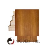 Bernhard Pedersen & Søn Mid Century Danish Modern Teak Tambour Door Sideboard Credenza