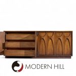 Broyhill Brasilia Mid Century Walnut Credenza