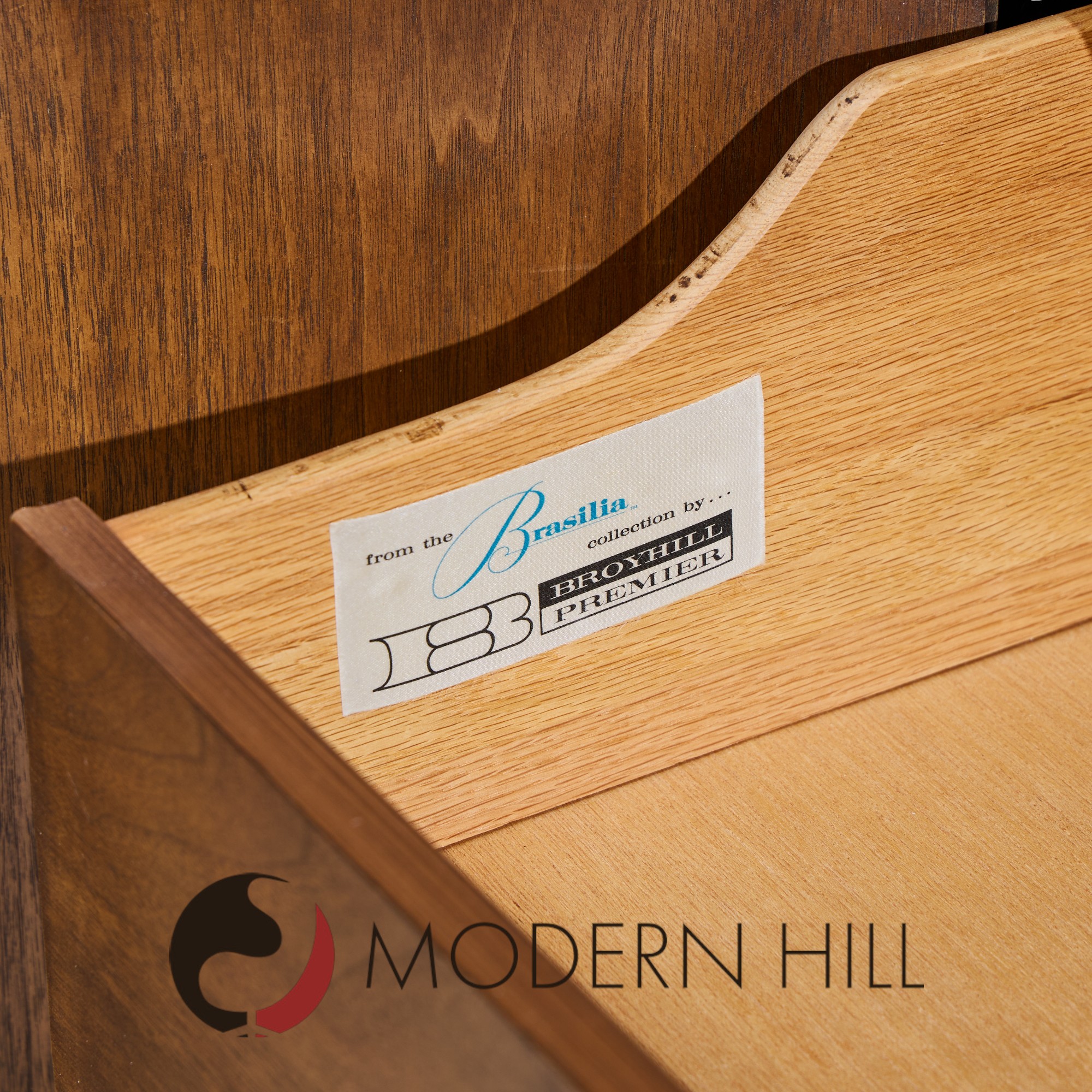 Broyhill Brasilia Mid Century Walnut Credenza