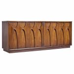 Broyhill Brasilia Mid Century Walnut Credenza