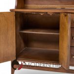 Broyhill Brasilia Mid Century Walnut and Brass Offset Credenza and Hutch | Mid Century Modern Furniture - Mid Century Furniture Chicago Broyhill Brasilia Mid Century Walnut and Brass Offset Credenza and Hutch