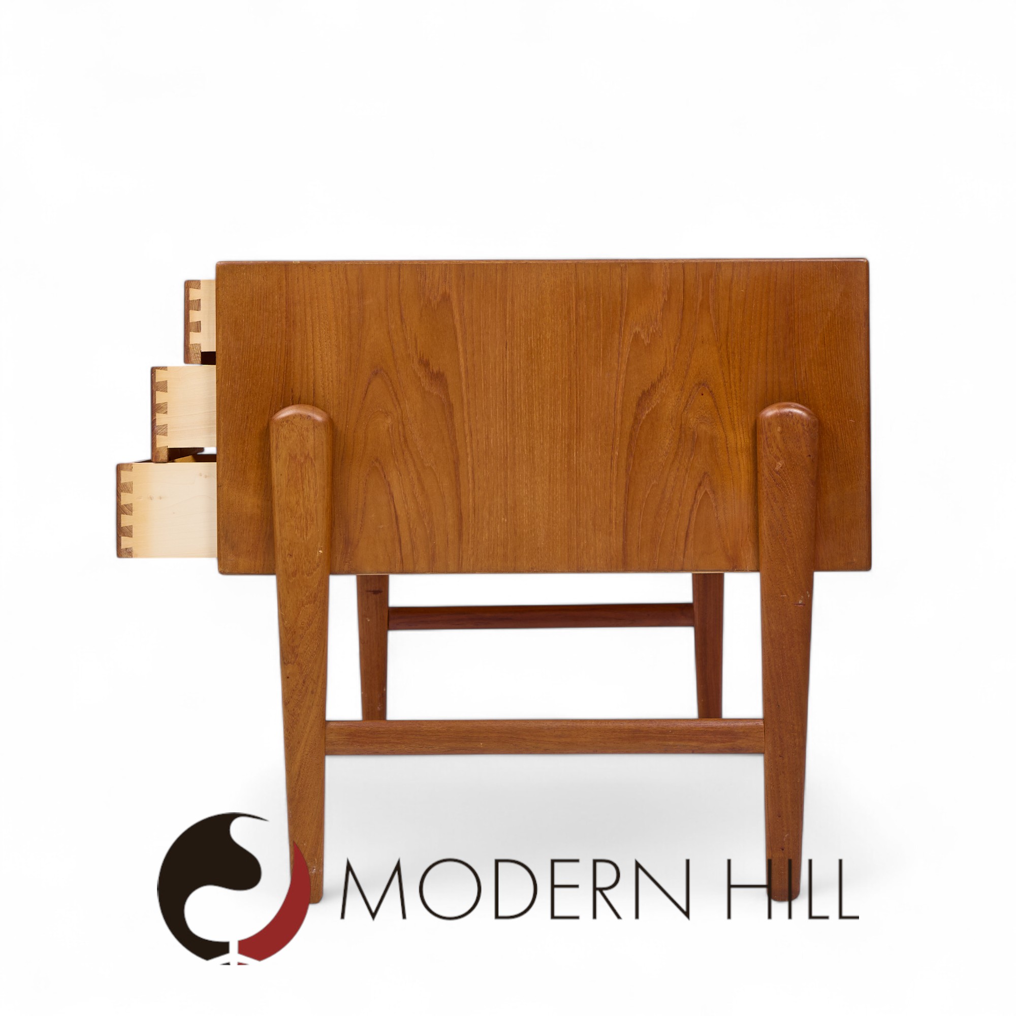 Christian Møller Mid Century Danish Teak Executive Desk