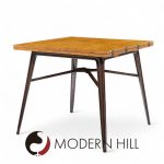 Edward Wormley for Dunbar Mid Century Mahogany and Burlwood Flip-top Table