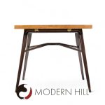 Edward Wormley for Dunbar Mid Century Mahogany and Burlwood Flip-top Table