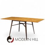 Edward Wormley for Dunbar Mid Century Mahogany and Burlwood Flip-top Table