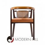 Edward Wormley for Dunbar Mahogany and Cane Dining Chairs - Set of 4