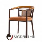 Edward Wormley for Dunbar Mahogany and Cane Dining Chairs - Set of 4