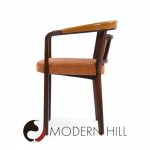 Edward Wormley for Dunbar Mahogany and Cane Dining Chairs - Set of 4