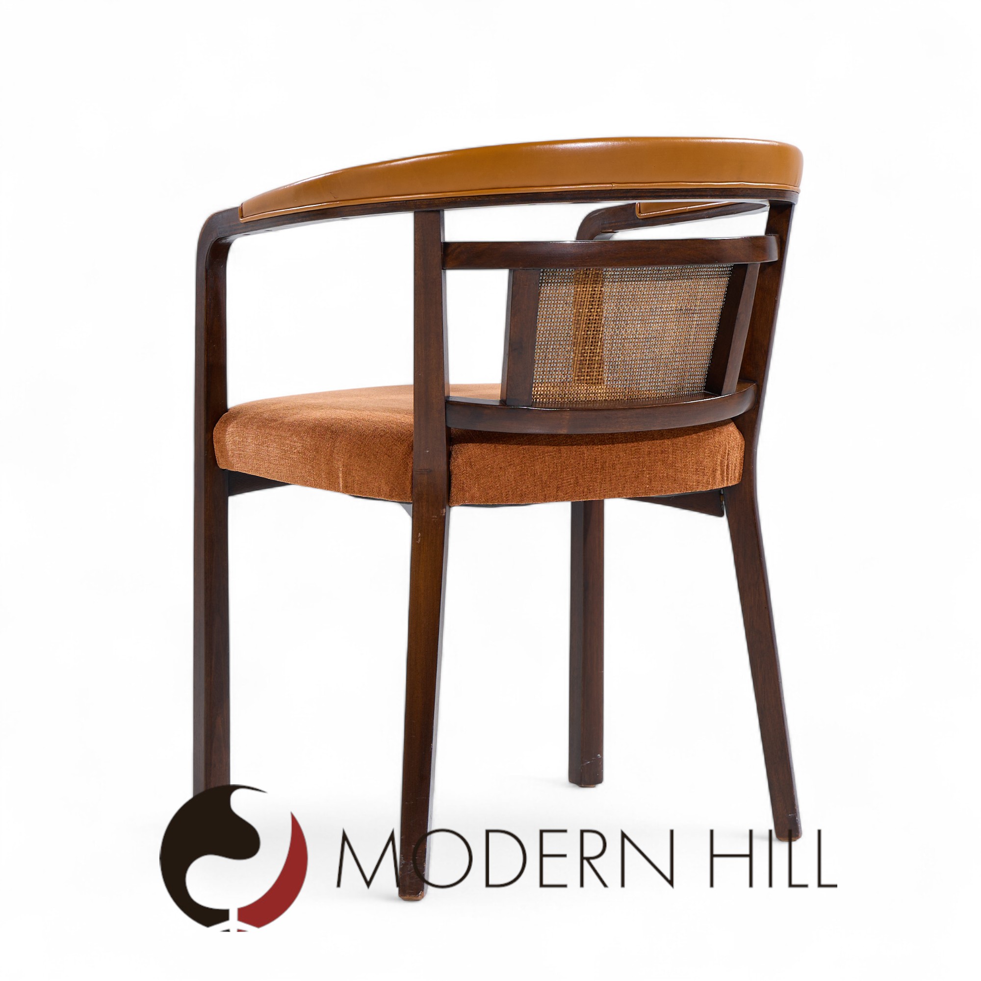 Edward Wormley for Dunbar Mahogany and Cane Dining Chairs - Set of 4