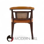 Edward Wormley for Dunbar Mahogany and Cane Dining Chairs - Set of 4