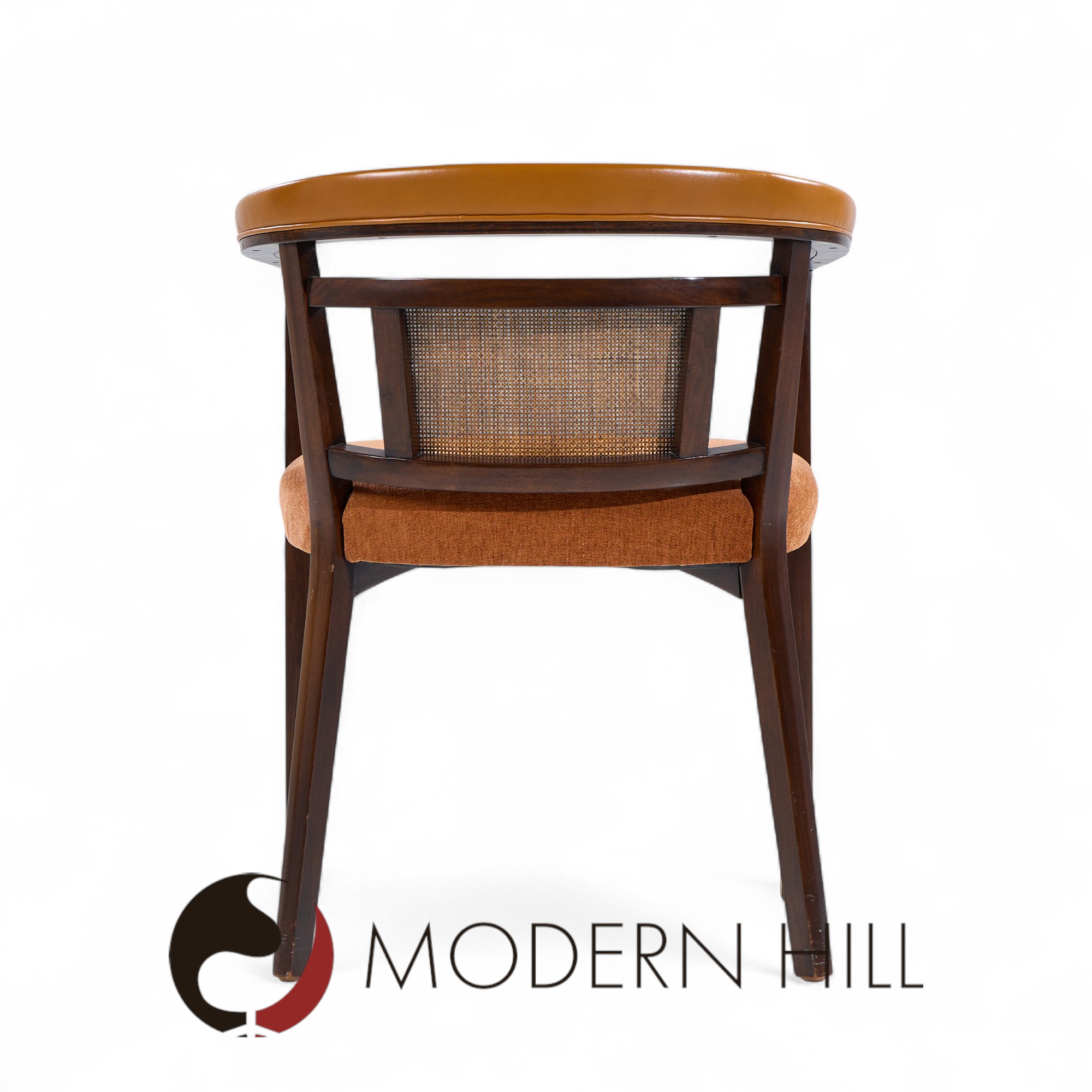 Edward Wormley for Dunbar Mahogany and Cane Dining Chairs - Set of 4