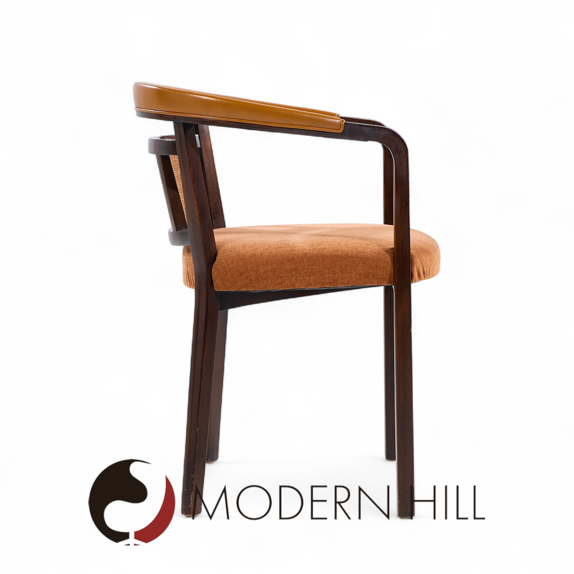 Edward Wormley for Dunbar Mahogany and Cane Dining Chairs - Set of 4