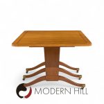 Edward Wormley for Dunbar Mid Century Mahogany Expanding Dining Table with 2 Leaves