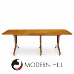 Edward Wormley for Dunbar Mid Century Mahogany Expanding Dining Table with 2 Leaves