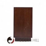 Edward Wormley for Dunbar Mid Century Basketweave Rosewood and Mahogany Credenza