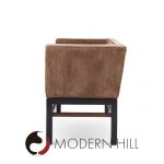 Edward Wormley for Dunbar Mid Century Rosewood and Mahogany Settee Bench