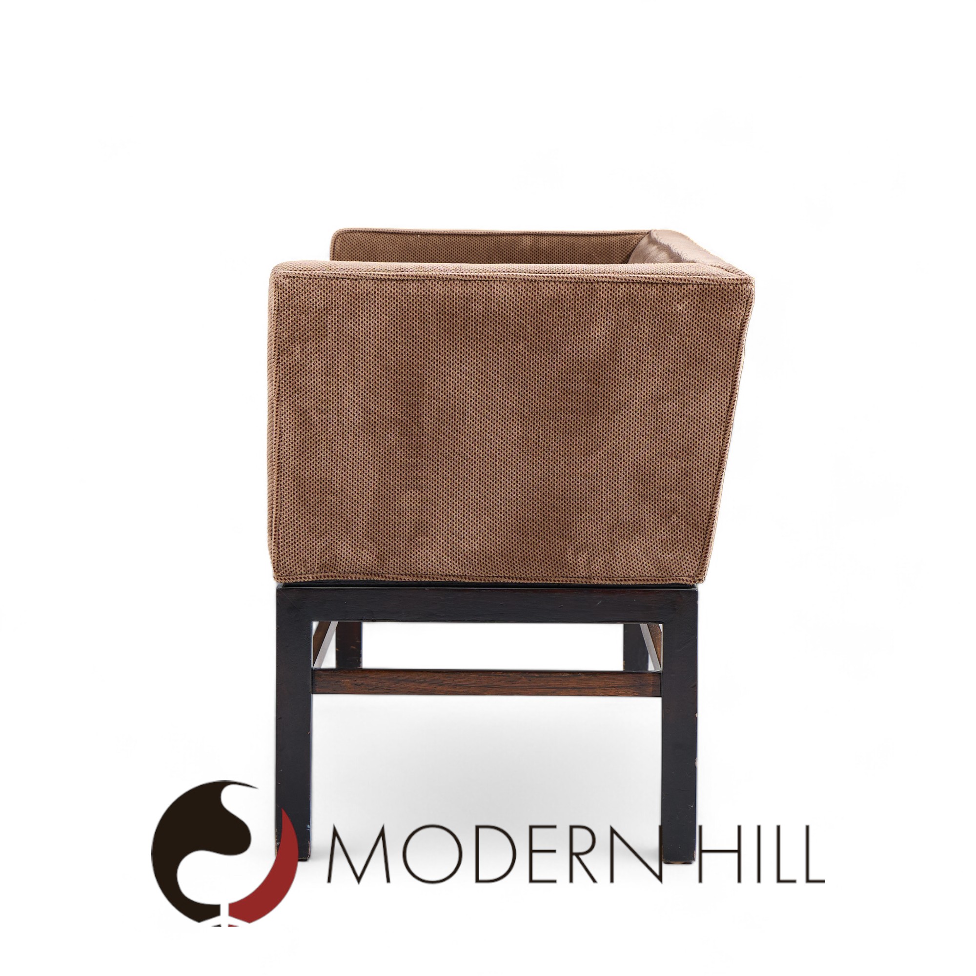 Edward Wormley for Dunbar Mid Century Rosewood and Mahogany Settee Bench
