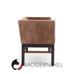Edward Wormley for Dunbar Mid Century Rosewood and Mahogany Settee Bench