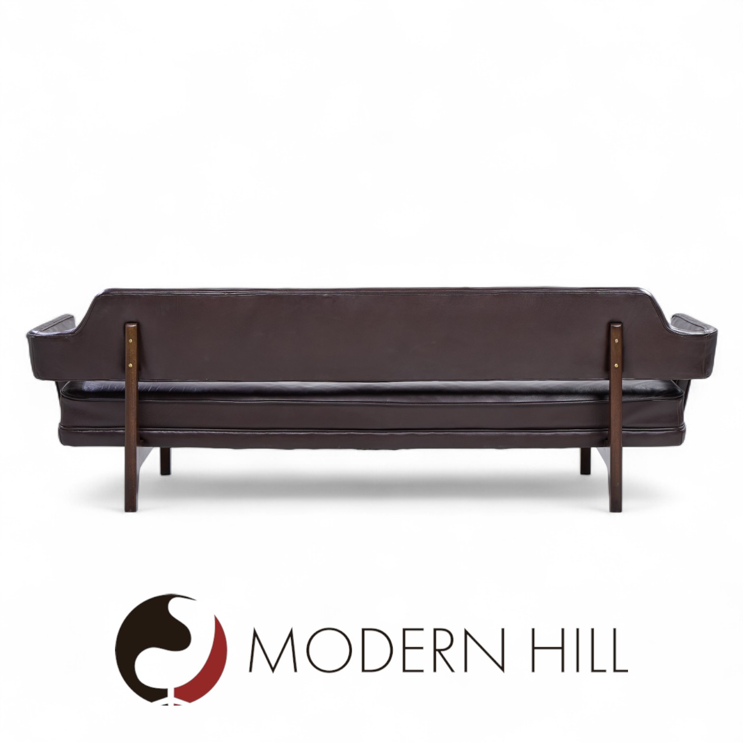 Edward Wormley for Dunbar Model 486 Mid Century Bracket Back Sofa