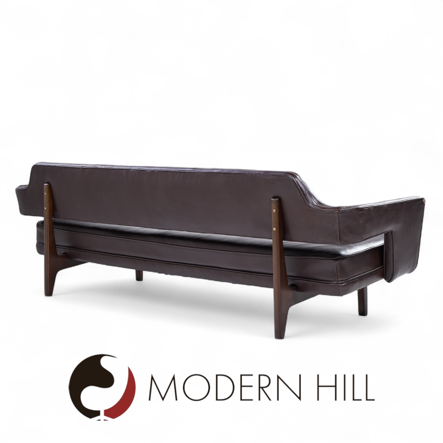 Edward Wormley for Dunbar Model 486 Mid Century Bracket Back Sofa