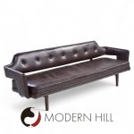 Edward Wormley for Dunbar Model 486 Mid Century Bracket Back Sofa