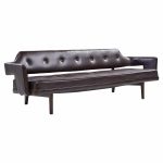 Edward Wormley for Dunbar Model 486 Mid Century Bracket Back Sofa
