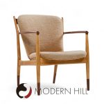 Finn Juhl for Baker Delegate Mid Century Walnut Lounge Chairs - Pair