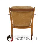 Finn Juhl for Baker Delegate Mid Century Walnut Lounge Chairs - Pair