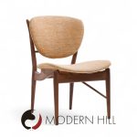 Finn Juhl for Baker Model 51 Mid Century Walnut Dining Chairs - Set of 4 | Mid Century Modern Furniture - Mid Century Furniture Chicago Finn Juhl for Baker Model 51 Mid Century Walnut Dining Chairs - Set of 4