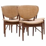 Finn Juhl for Baker Model 51 Mid Century Walnut Dining Chairs - Set of 4 | Mid Century Modern Furniture - Mid Century Furniture Chicago Finn Juhl for Baker Model 51 Mid Century Walnut Dining Chairs - Set of 4