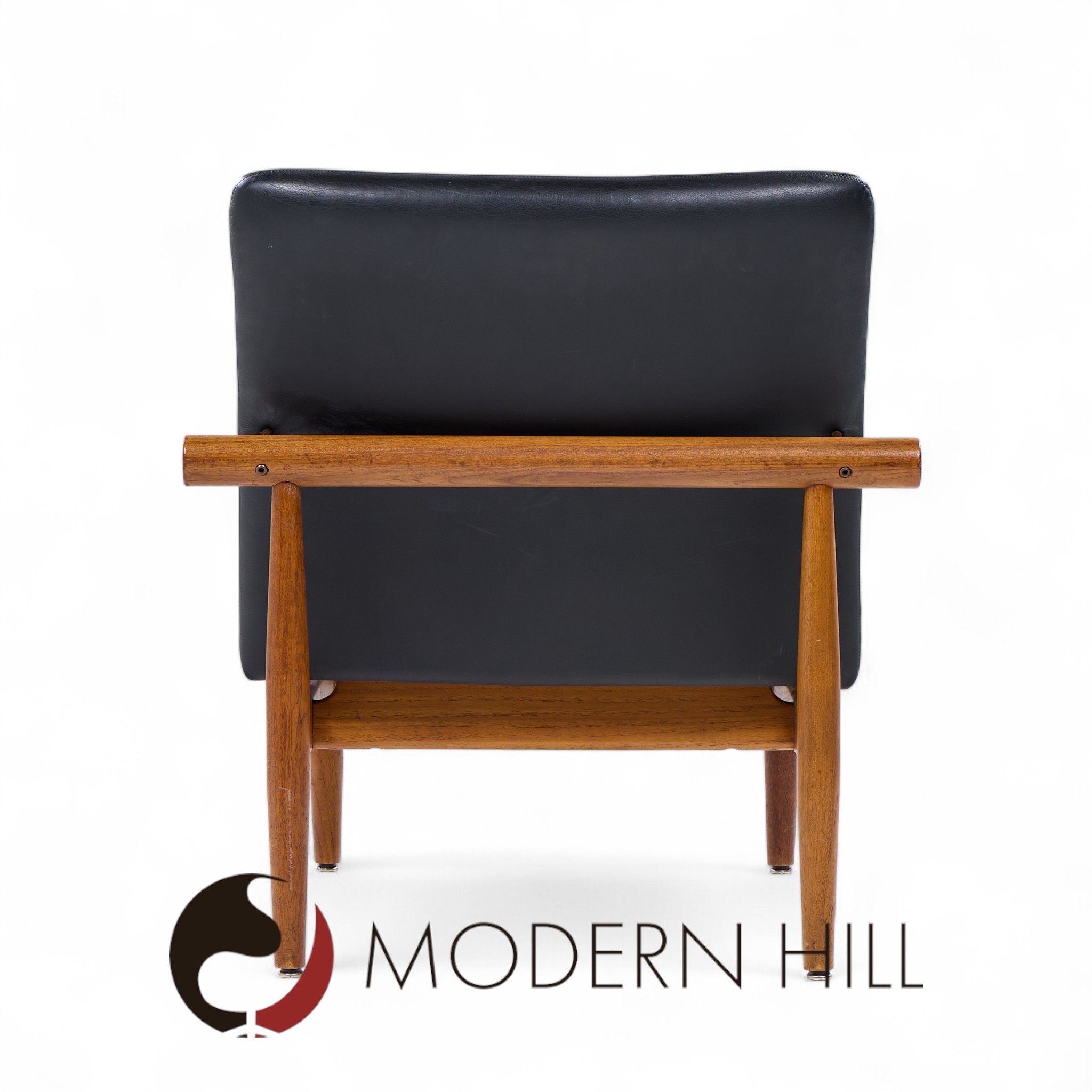Finn Juhl for France and Sons Fd137 Mid Century Danish Teak Japan Lounge Chairs - Pair