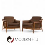 Folke Olsen for Dux Mid Century Danish Teak Lounge Chairs - Pair | Mid Century Modern Furniture - Mid Century Furniture Chicago Folke Olsen for Dux Mid Century Danish Teak Lounge Chairs - Pair