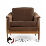 Folke Olsen for Dux Mid Century Danish Teak Lounge Chairs - Pair | Mid Century Modern Furniture - Mid Century Furniture Chicago Folke Olsen for Dux Mid Century Danish Teak Lounge Chairs - Pair