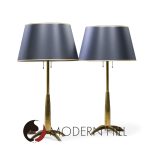 Gerald Thurston for Stiffel Mid Century Brass Rocket Table Lamp - Pair | Mid Century Modern Furniture - Mid Century Furniture Chicago Gerald Thurston for Stiffel Mid Century Brass Rocket Table Lamp - Pair