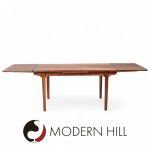 Gunni Omann for Omann Jun Mid Century Danish Rosewood Hidden Leaf Expanding Dining Table