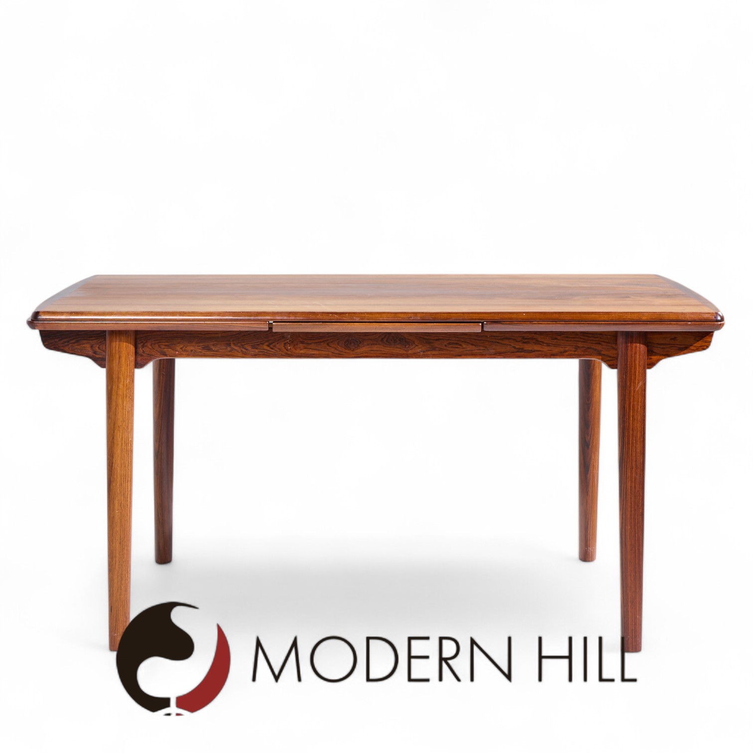 Gunni Omann for Omann Jun Mid Century Danish Rosewood Hidden Leaf Expanding Dining Table