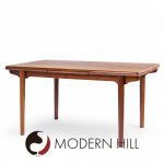 Gunni Omann for Omann Jun Mid Century Danish Rosewood Hidden Leaf Expanding Dining Table