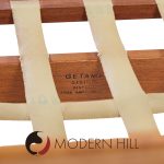 Hans Wegner for Getama Ge270 Mid Century Teak Lounge Chairs - Pair