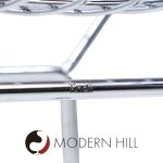 Harry Bertoia for Knoll Mid Century Chrome Counter Stools - Pair