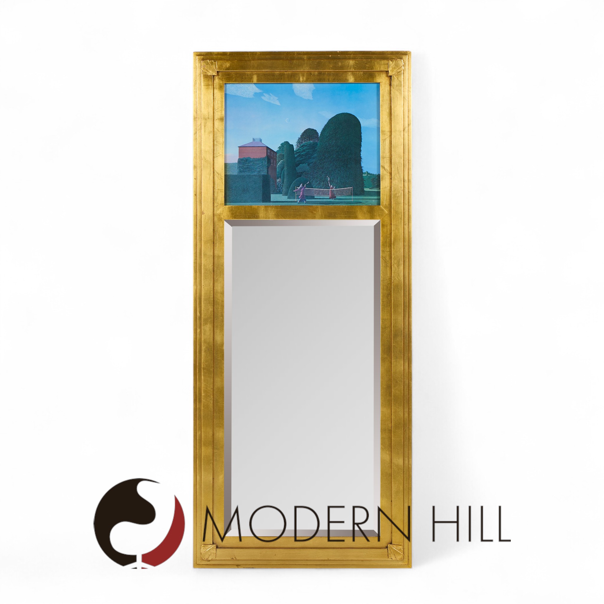 Jay Spectre Mid Century Gilt Wall Mirror