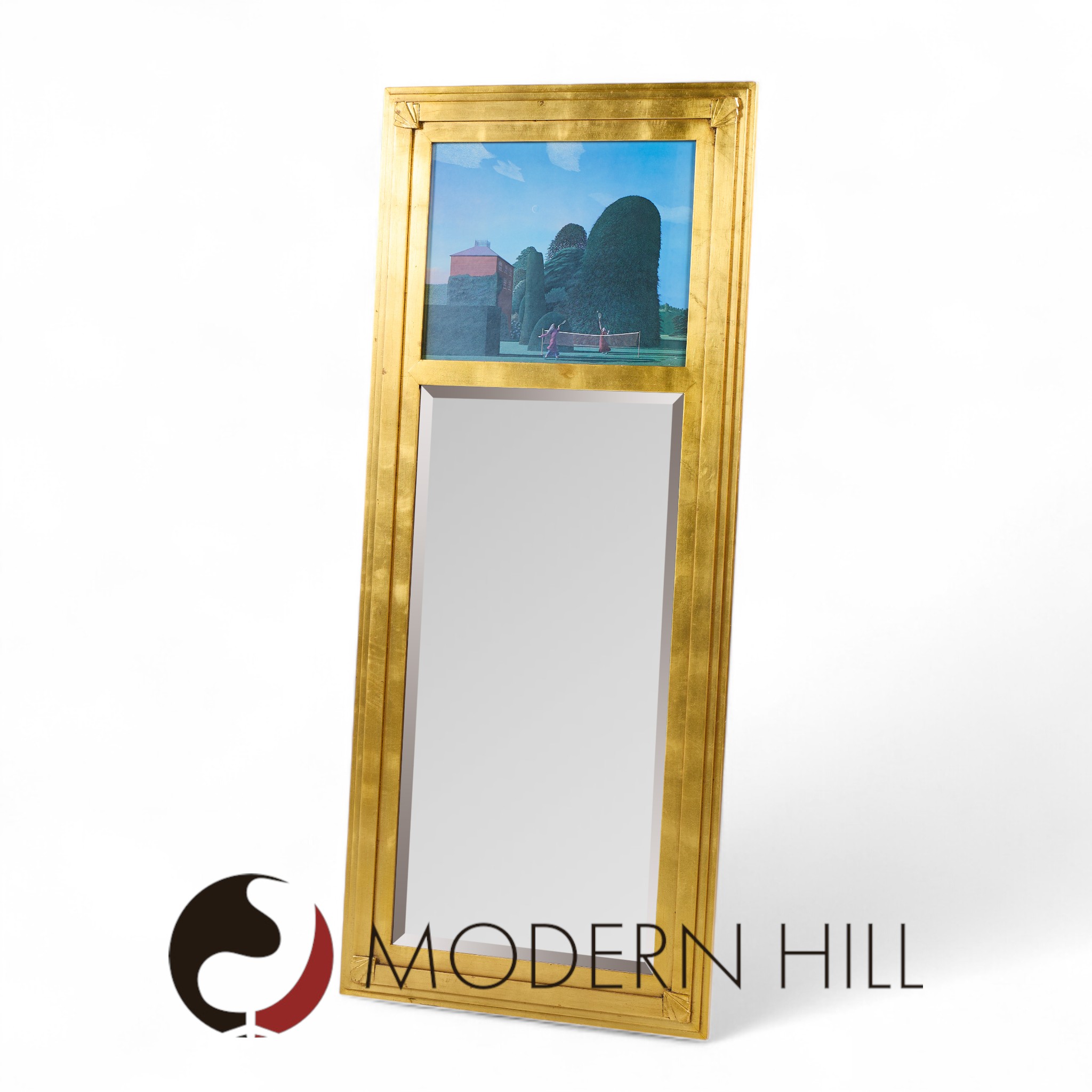 Jay Spectre Mid Century Gilt Wall Mirror