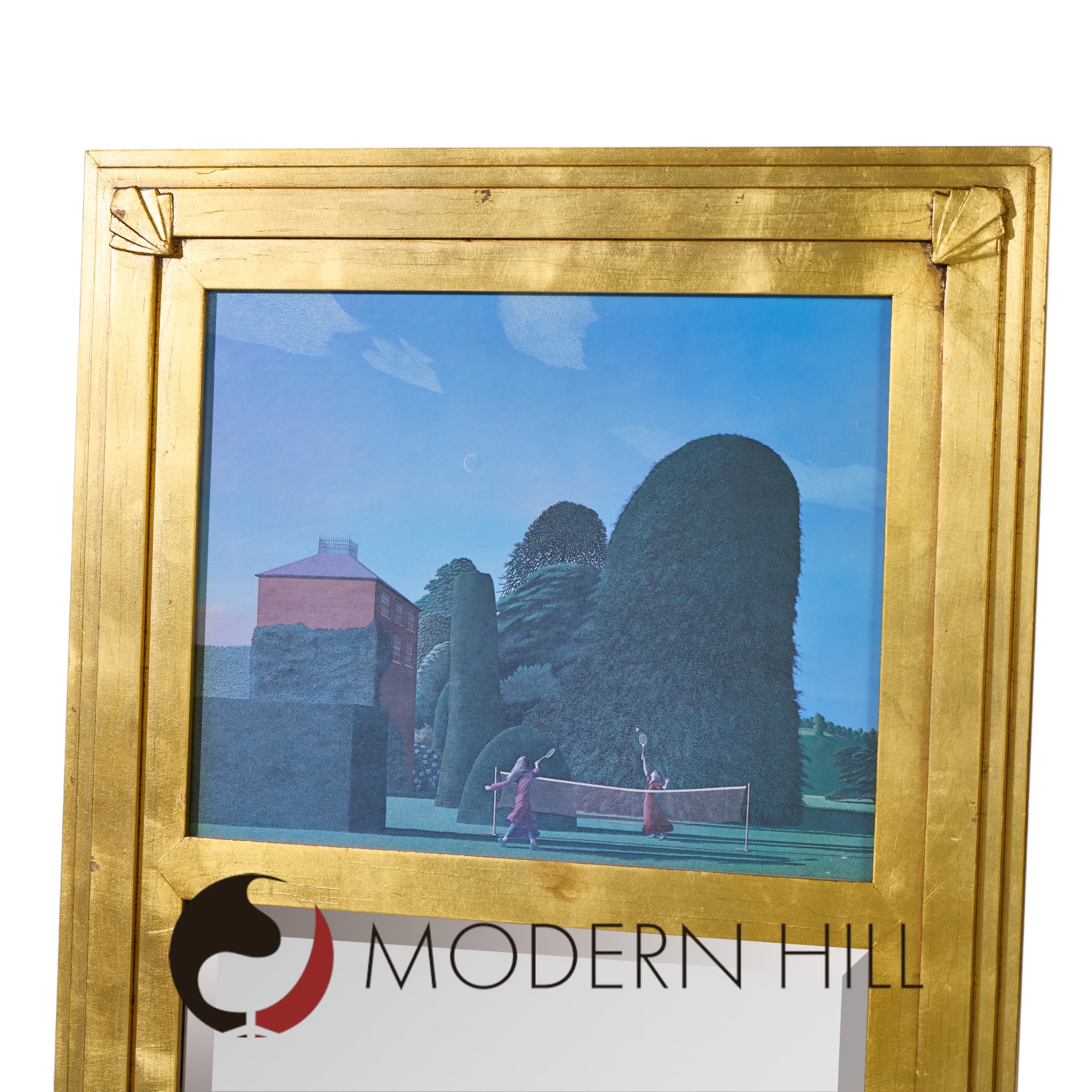 Jay Spectre Mid Century Gilt Wall Mirror