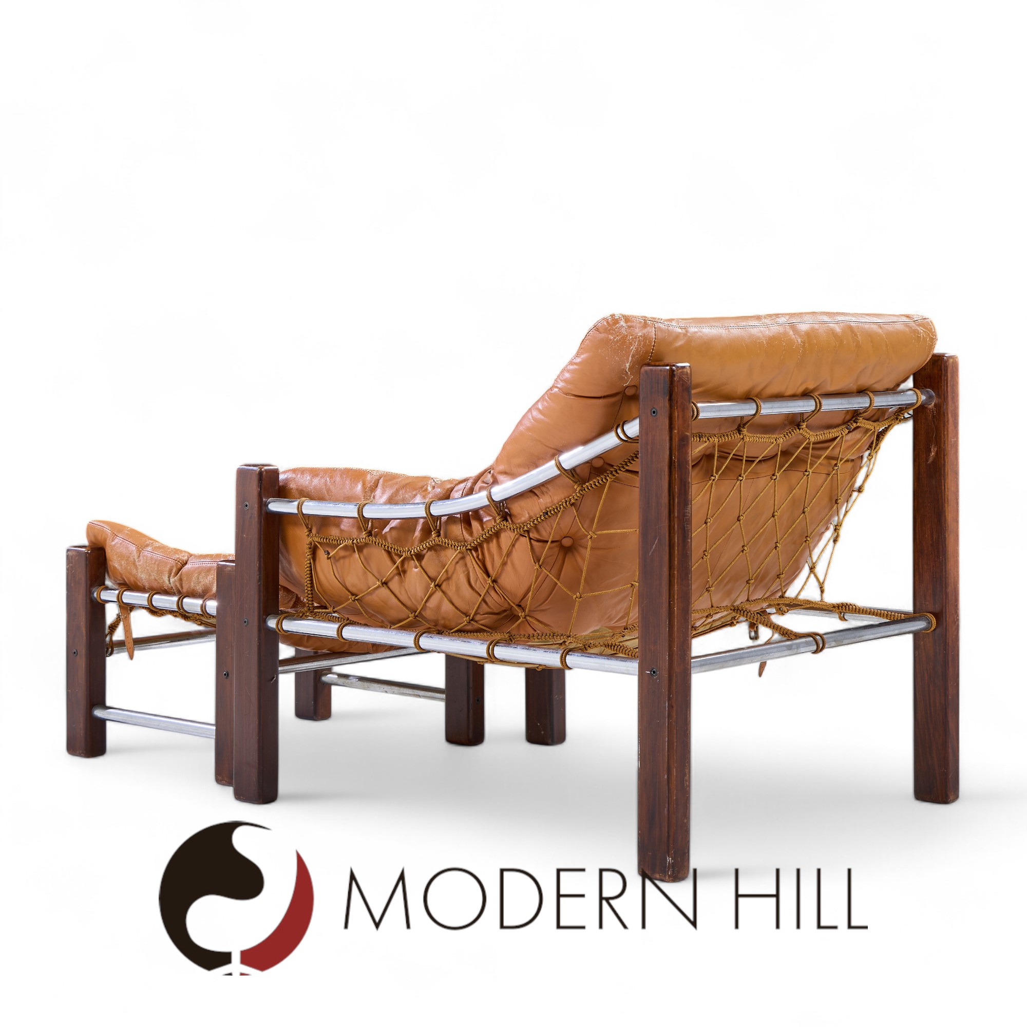 Jean Gillon for Italma Amazonas Mid Century Lounge Chair and Ottoman