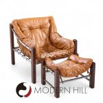 Jean Gillon for Italma Amazonas Mid Century Lounge Chair and Ottoman